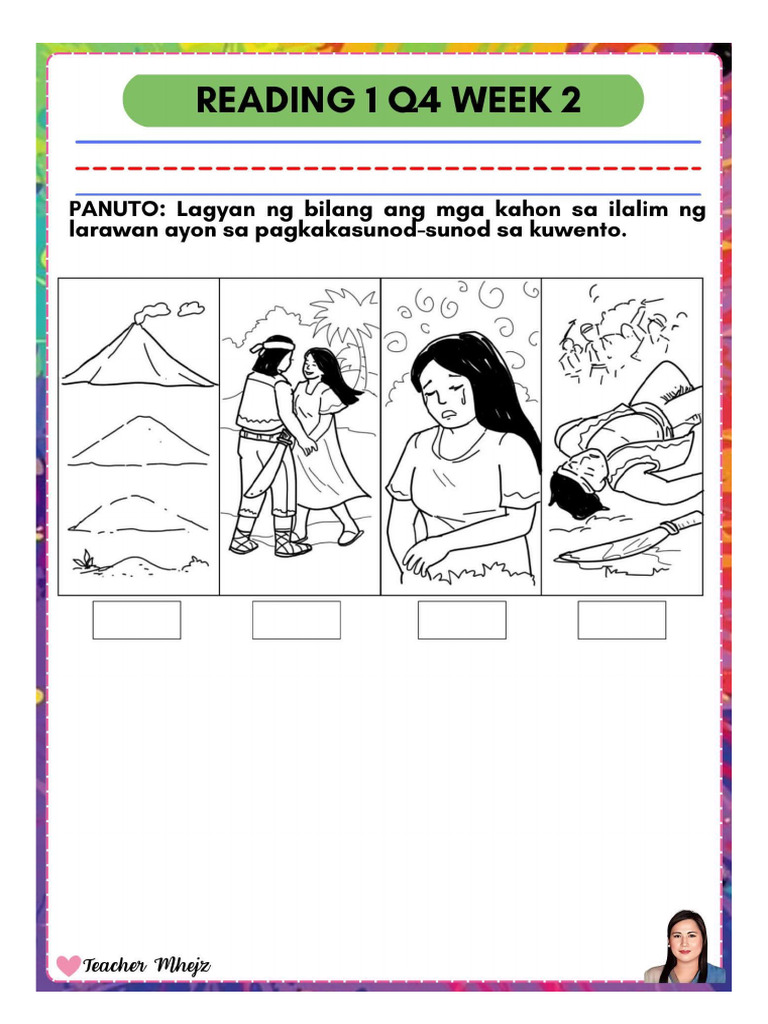 Worksheets Grade 1 Q4 Week 2 | PDF