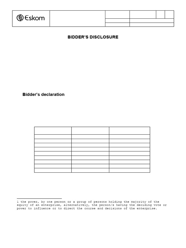 Standard Bidding Document (SBD) 4 - Annexure A | PDF | Justice | Crime ...