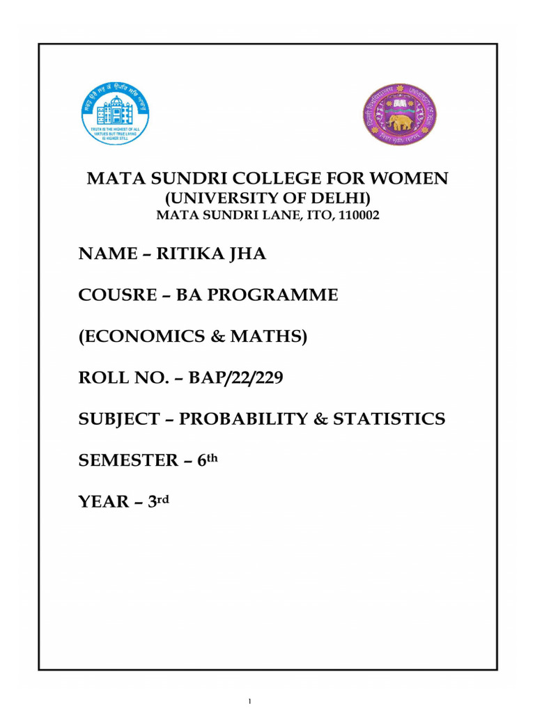 Math Practical | PDF