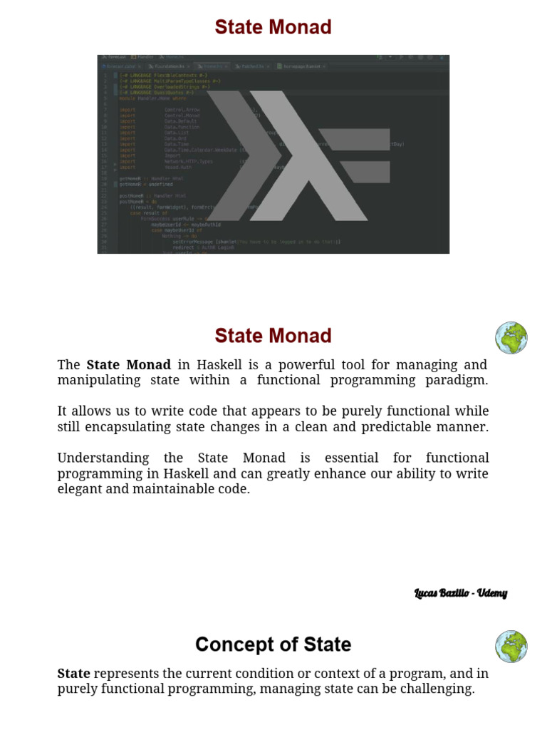 State+Monad | PDF | Functional Programming | Systems Architecture