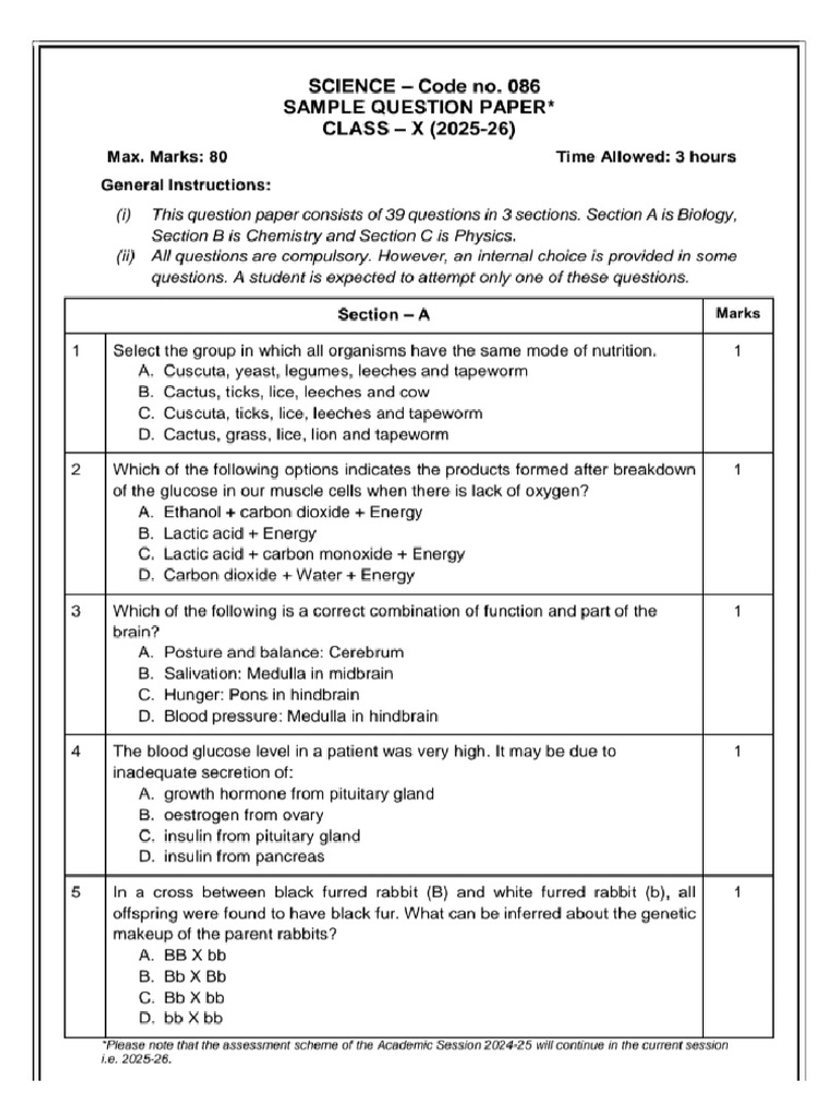 Science Paper 3 | PDF
