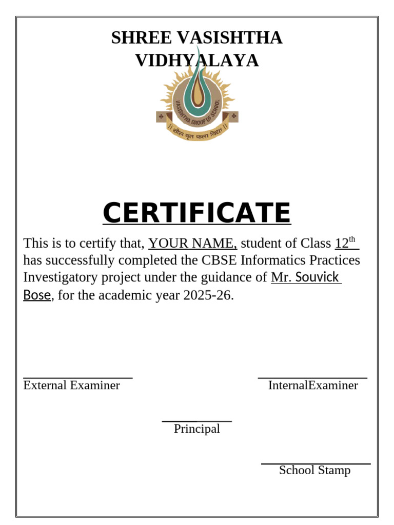 IP Certificate | PDF