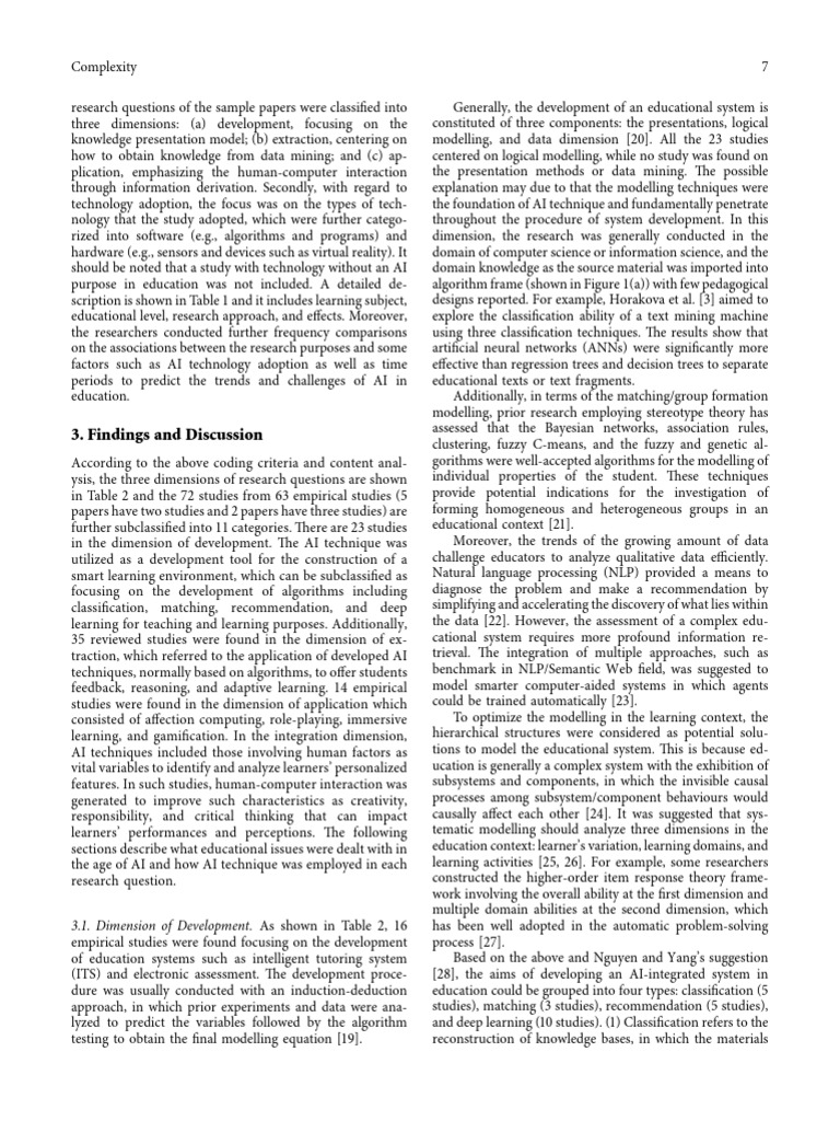 A Review of Artificial Intelligence (AI) in Education From 2010 To ...