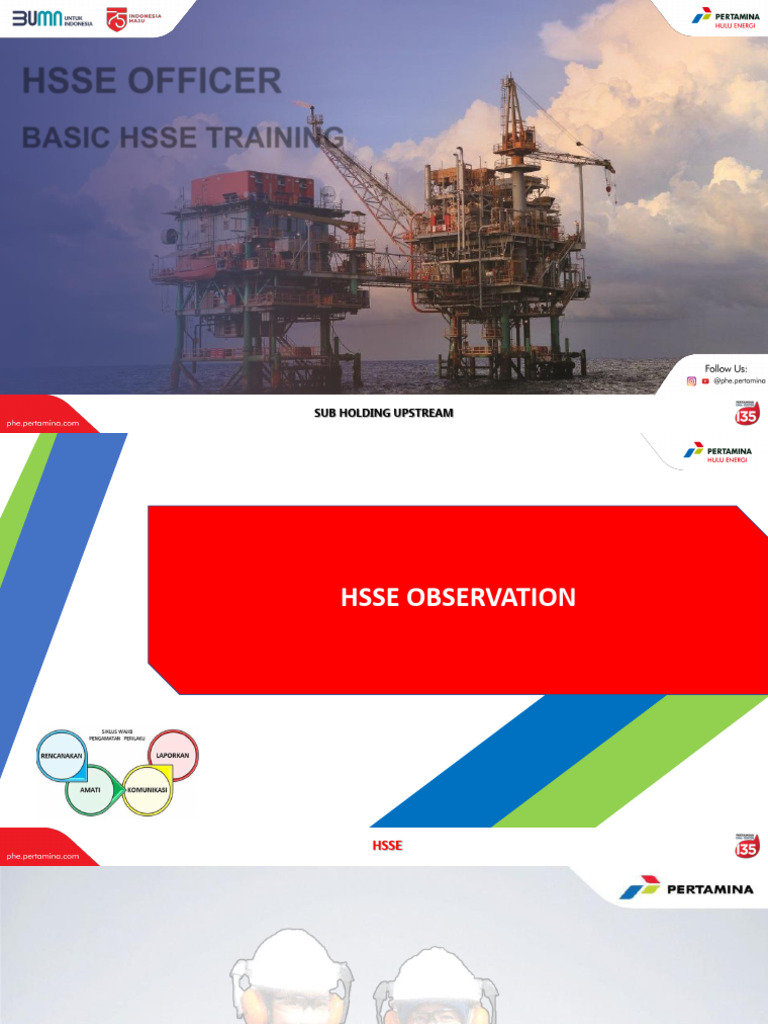 Modul 6 - HSSE Observation - Rev 20210524 | PDF