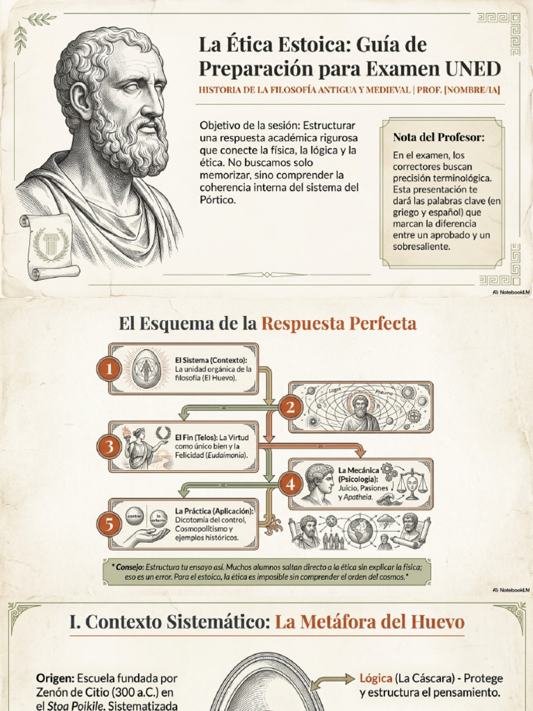 Stoic Ethics Exam Structure | PDF