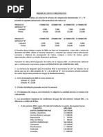 Prueba de Costos y Presupuestos