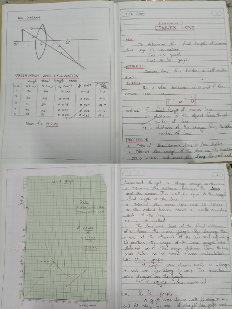 Xii Physics Practicals New | PDF