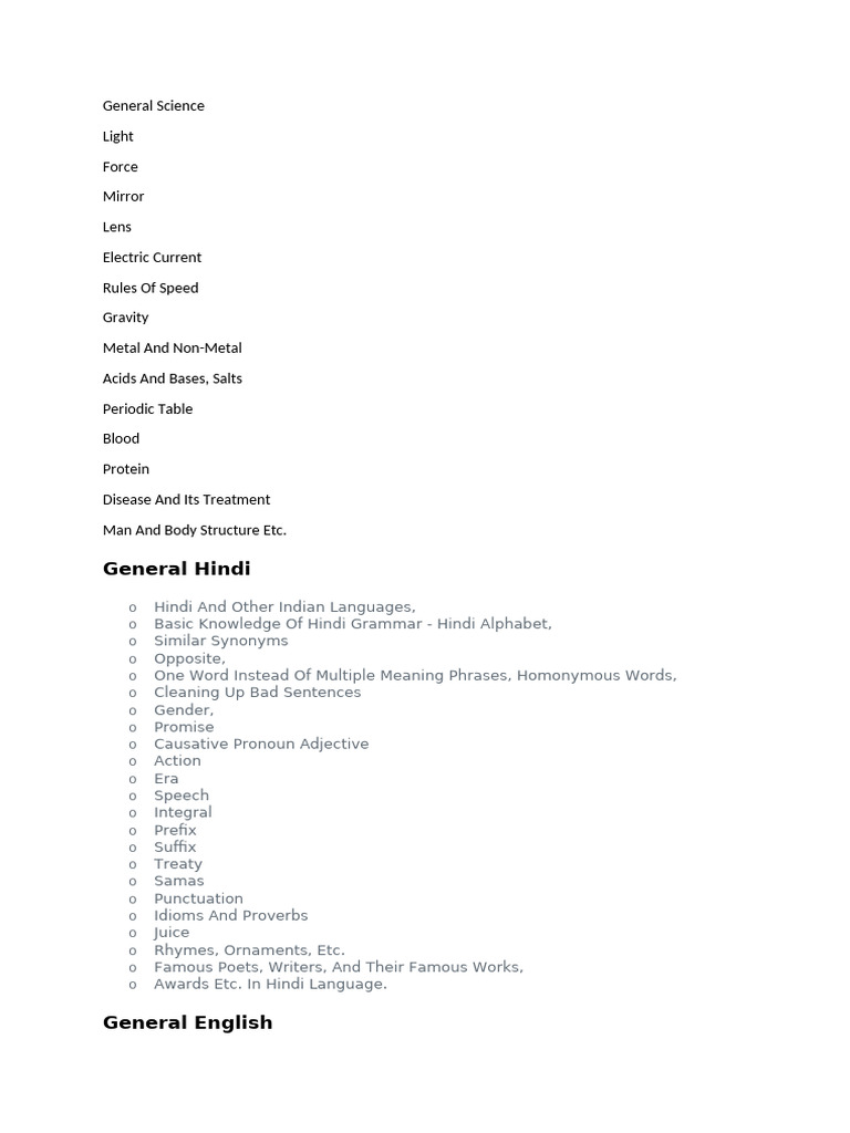 General Science | PDF | Word | Economics