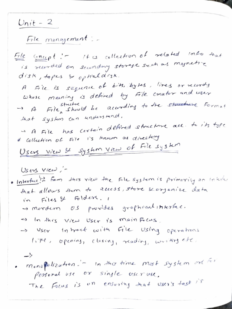 os unit 2 ? | PDF