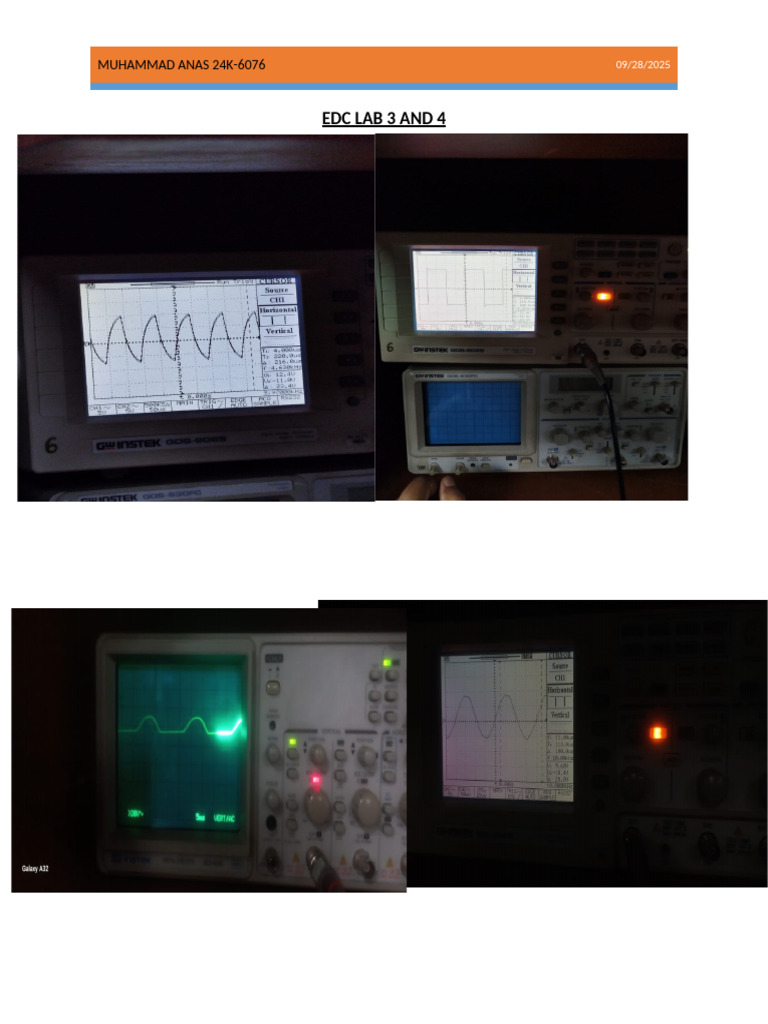 Edc Lab 3 and 4 | PDF
