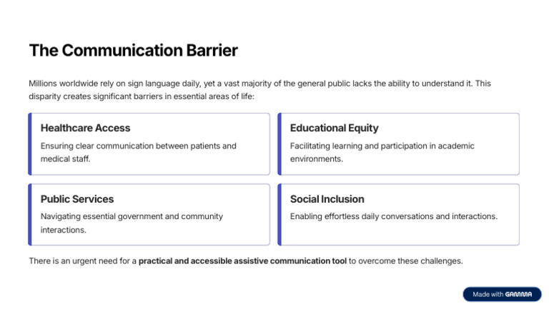 The Communication Barrier | PDF