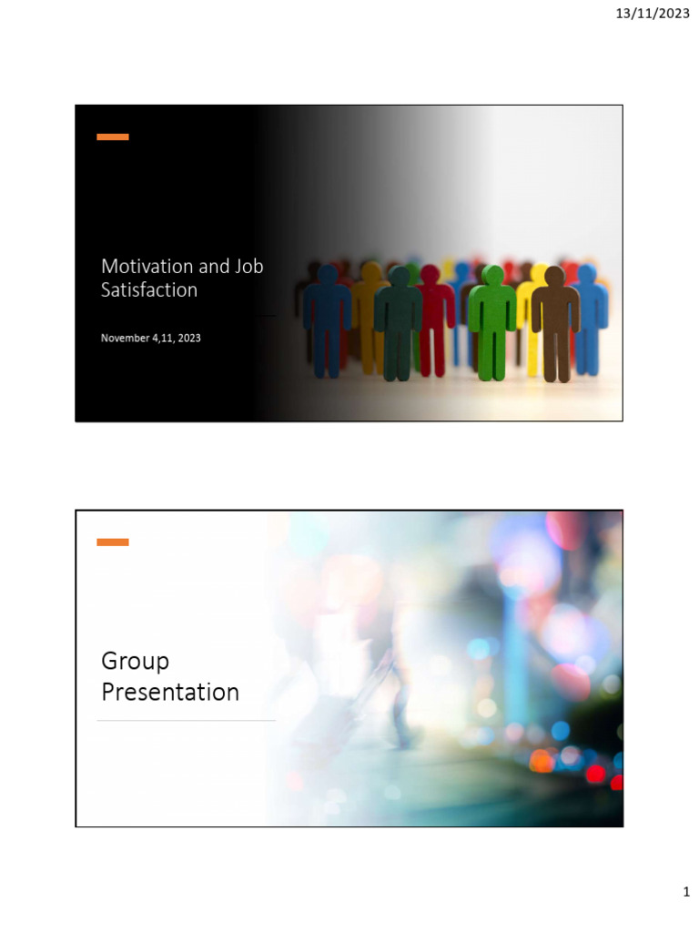 Session 6 Motivation and Job Sastisfaction | PDF | Job Satisfaction ...