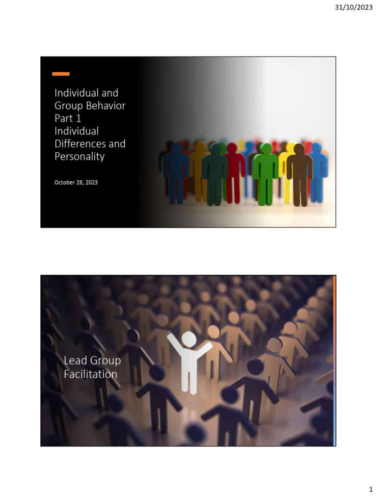 Session 5 Individual Differences and Personality | PDF | Value (Ethics ...
