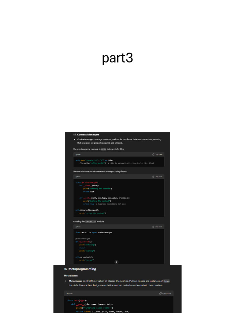 Python Crash Course - Part3 | PDF
