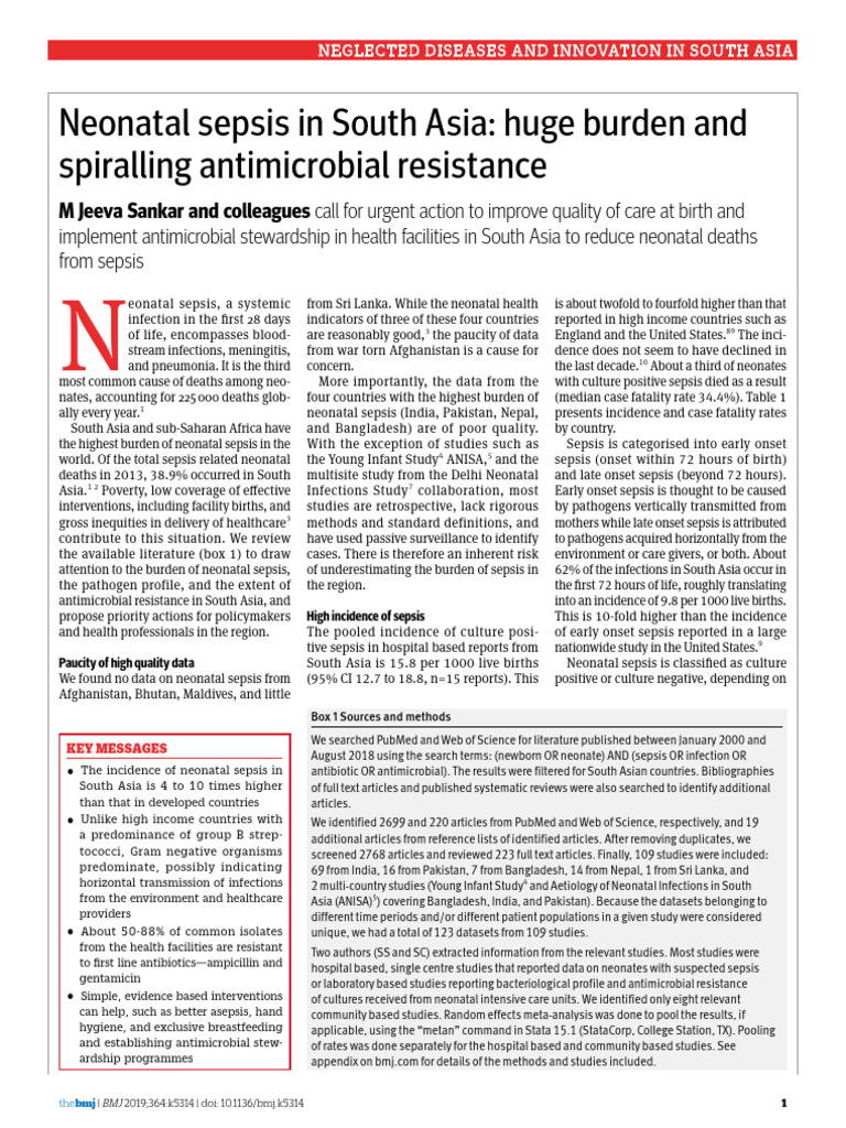 10.1136@bmj.k5314 | PDF | Antimicrobial Resistance | Sepsis