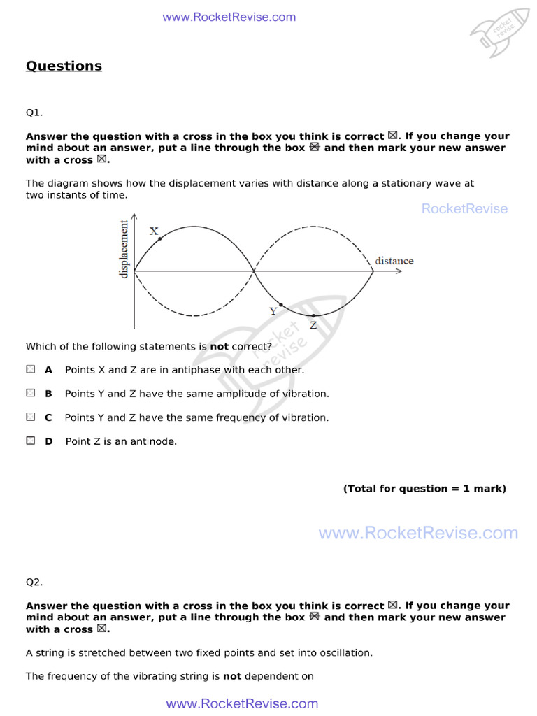 Ias Physics Ch3a Basic Waves | PDF