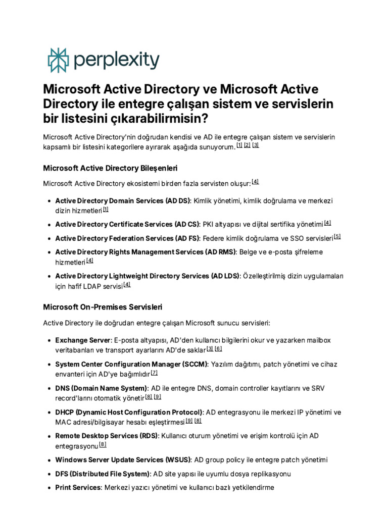 Microsoft Active Directory Ve Microsoft Active Dir | PDF