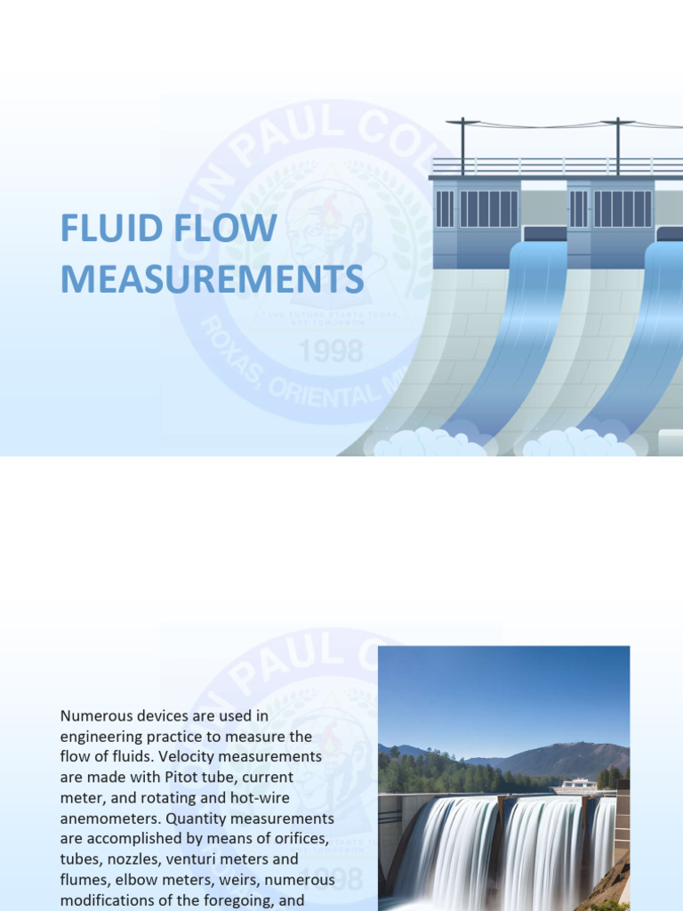 Fluid Flow Measurements | PDF | Nozzle | Classical Mechanics