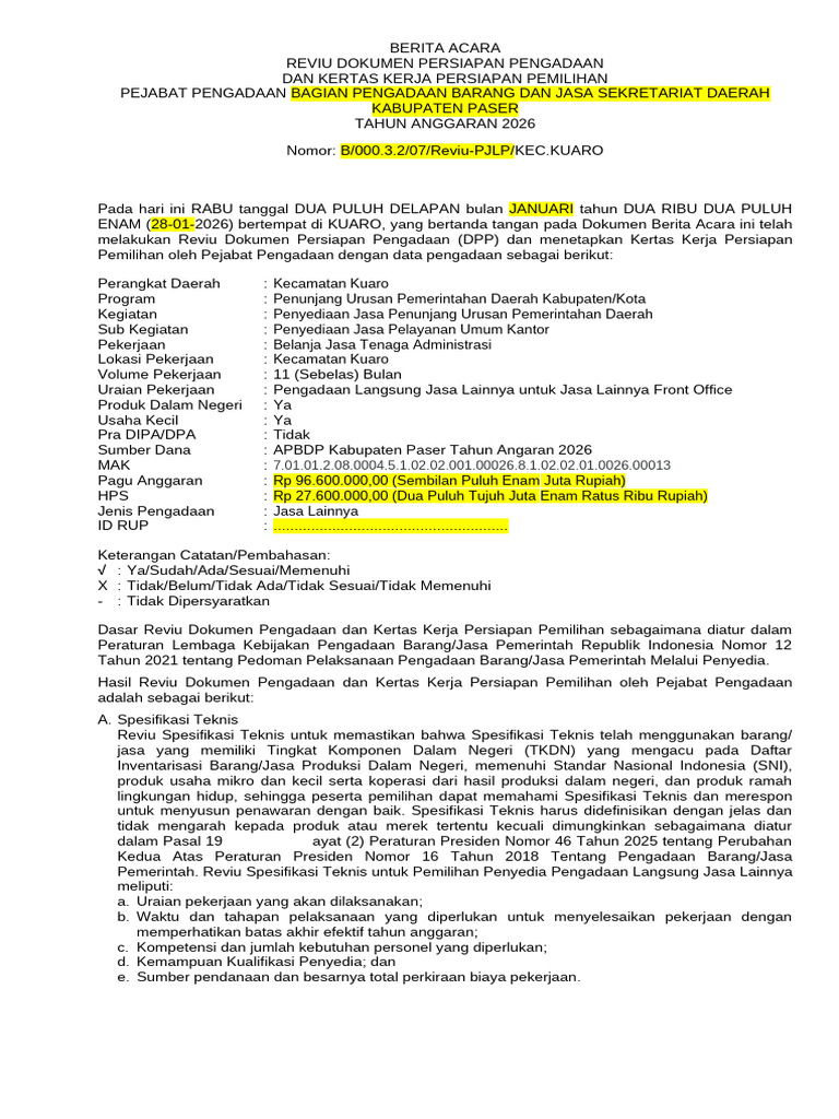 BA. Reviu - PJLP - Lateri MS | PDF