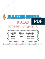 Kotak Kitar Semula Jabatan Muzik