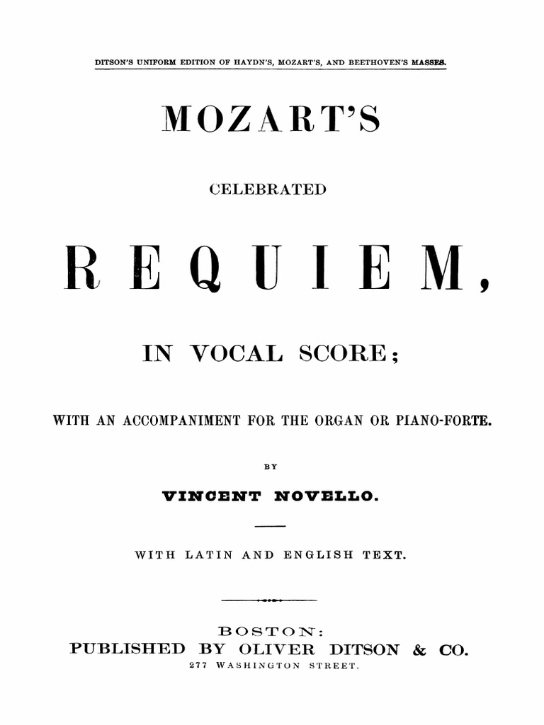 Requiem Mozart | PDF
