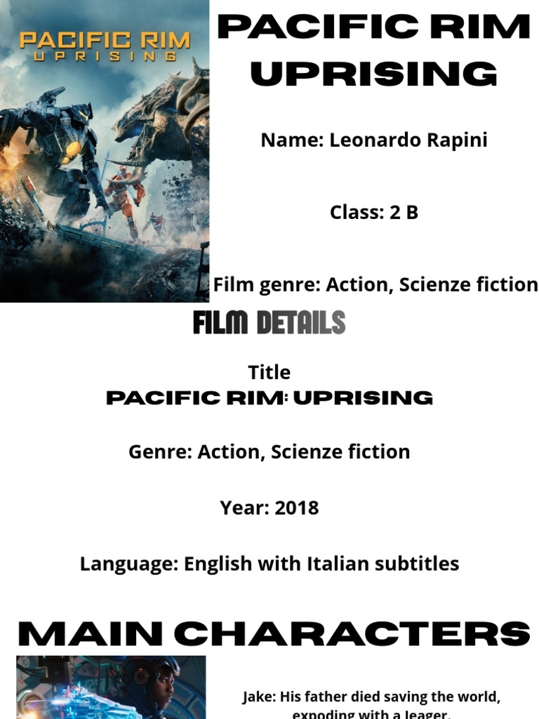 Pacific Rim Uprising | PDF