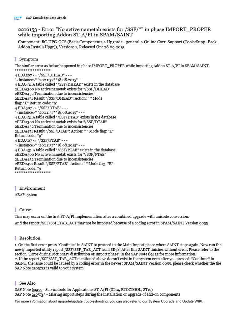 Error No Active Nametab Exists | PDF | Computing | Software