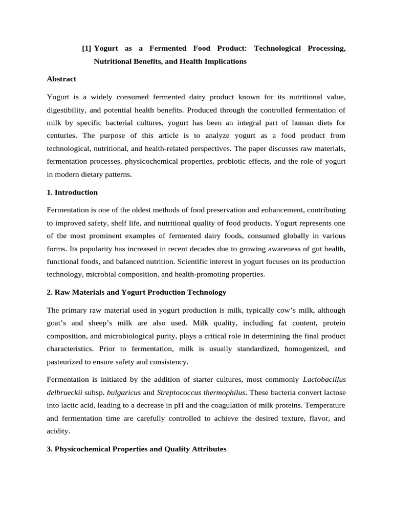 36 | PDF | Yogurt | Milk