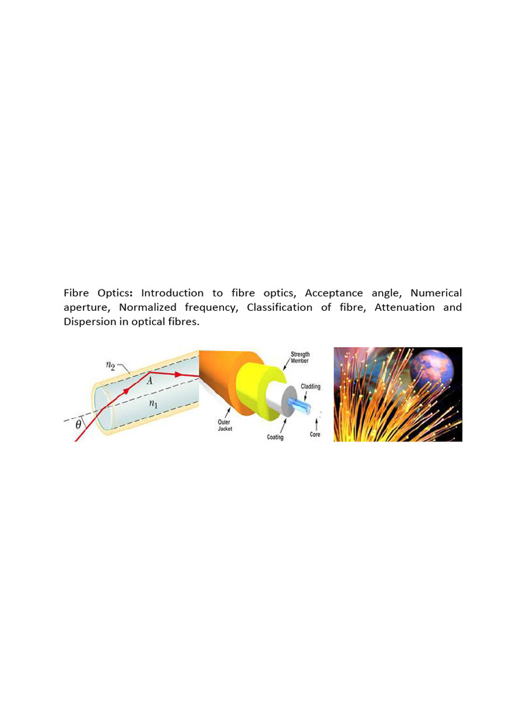 BTech - Phyics - Fiber Optics - 2020 - 21 | PDF | Dispersion (Optics ...