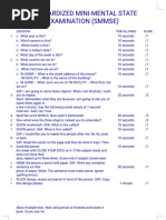 GPCOG Cognitive Assessment Tool | PDF | Dementia | Cognition