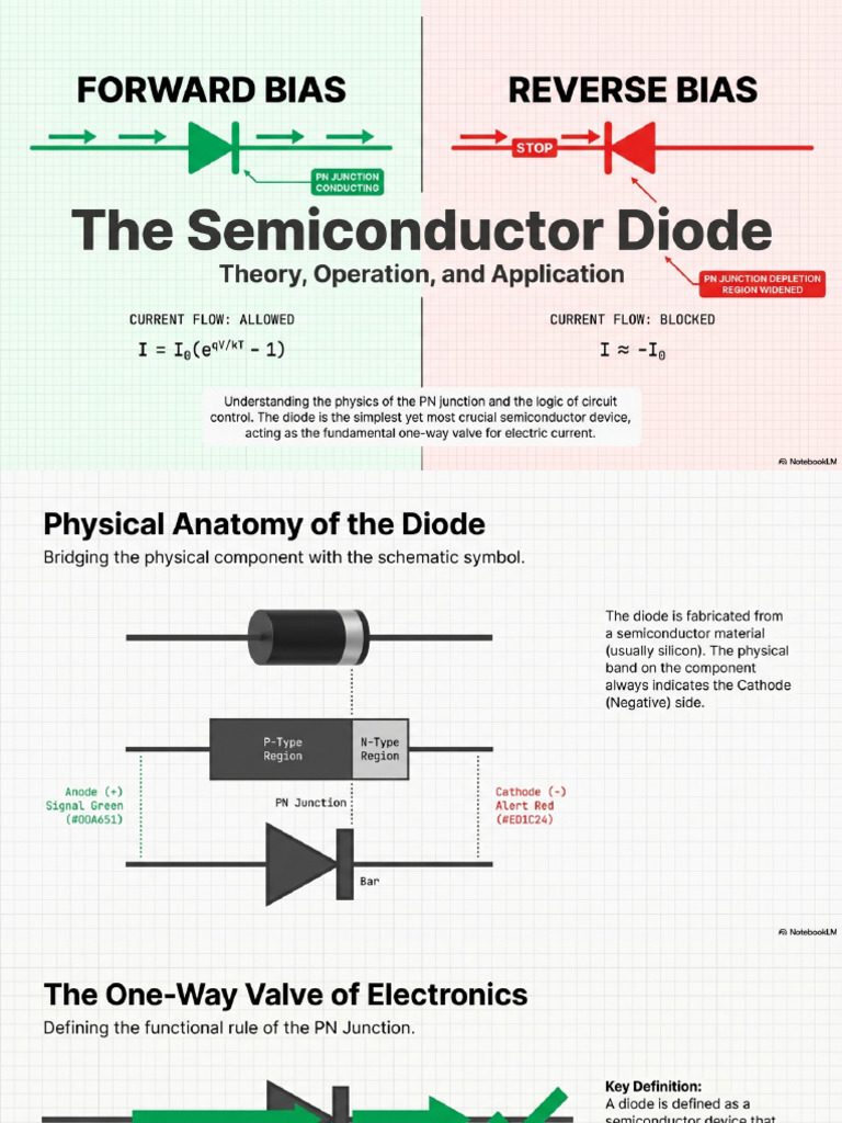 Diode Fundamentals Theory and Application | PDF