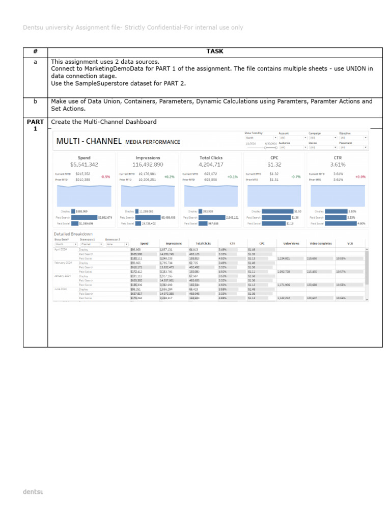 Tableau Advanced Assignment 2 | PDF | Parameter (Computer Programming ...