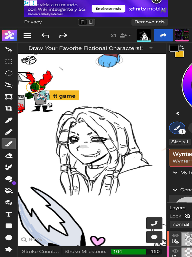 Draw Your Favorite Fictional Characters!! Magma - Multiplayer Art ...