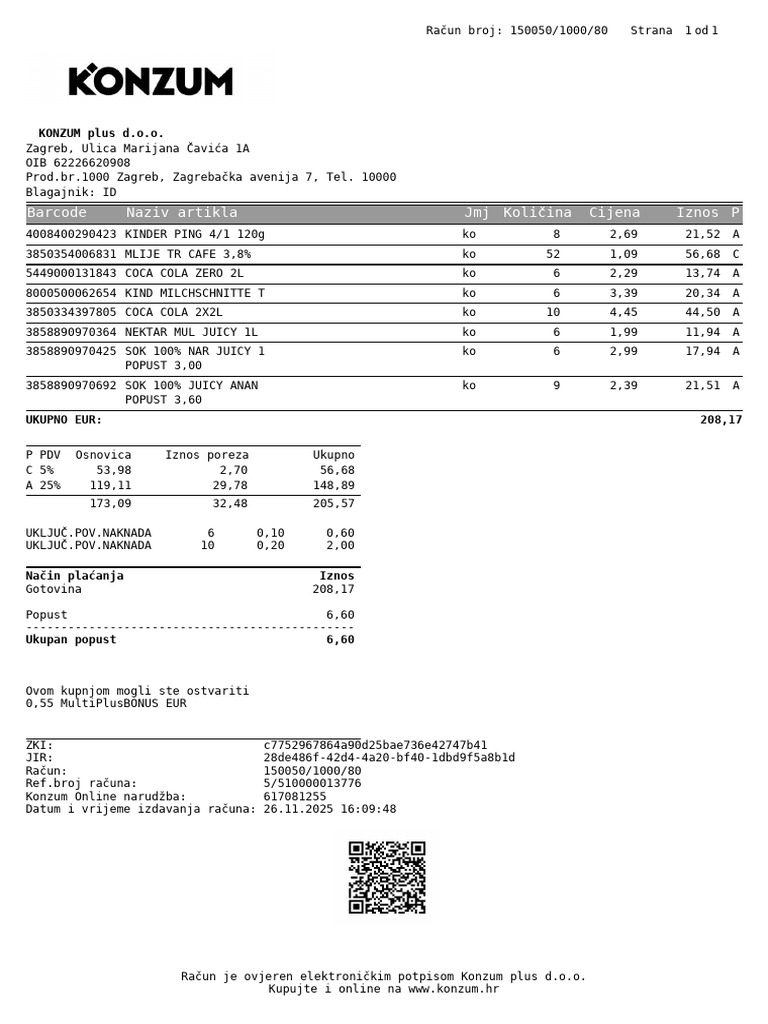 Invoice 617081255 | PDF