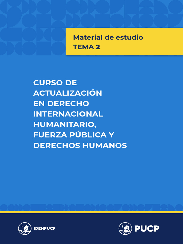 Material de Estudio Tema 2 3 Mayo 2 | PDF | Ley humanitaria ...