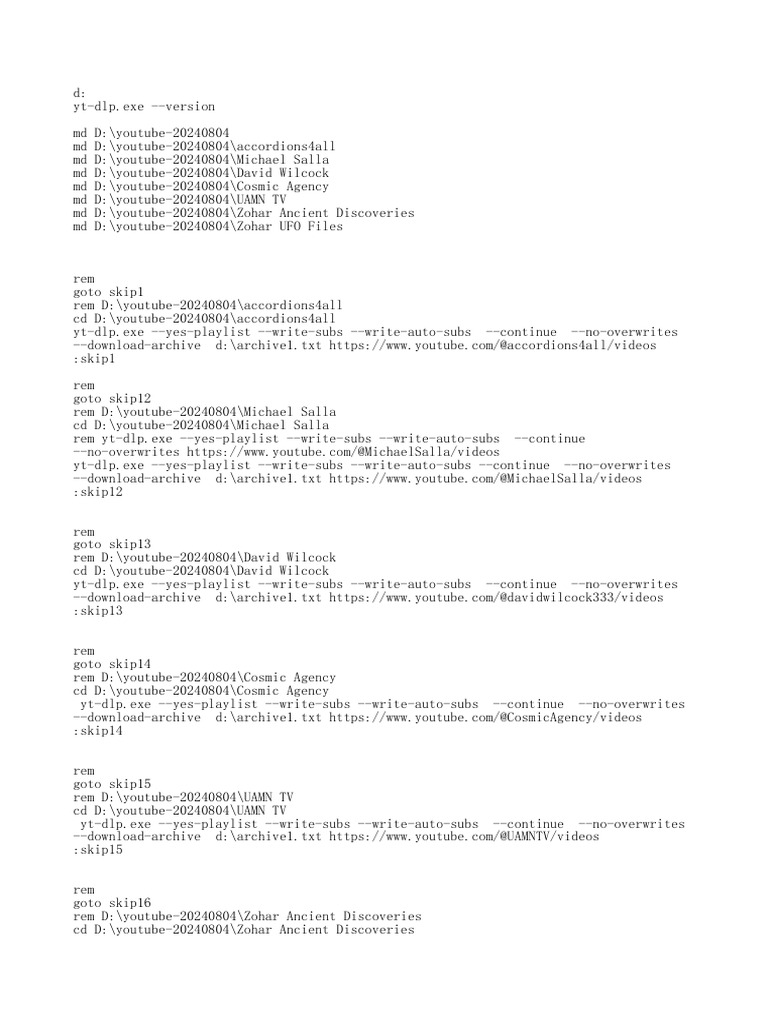Youtube Autoload Script | PDF