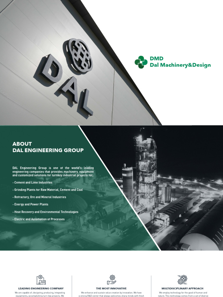 Dal Machinery & Design - Presentation | PDF | Cement | Mill (Grinding)