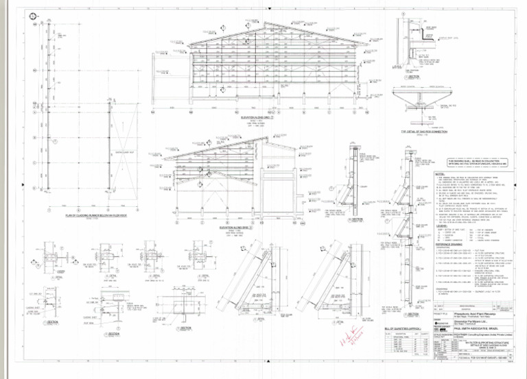 HH Filter Supporting Structure Details of Side Cladding Along Grids 5 ...