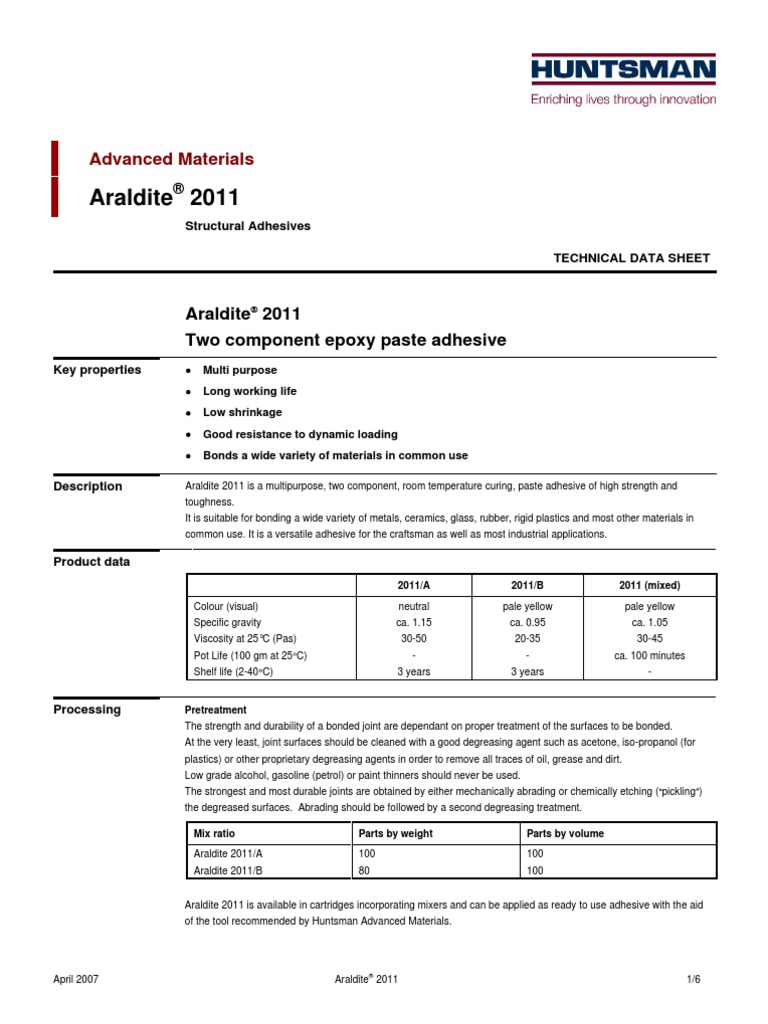 Araldite Adhesive Epoxy