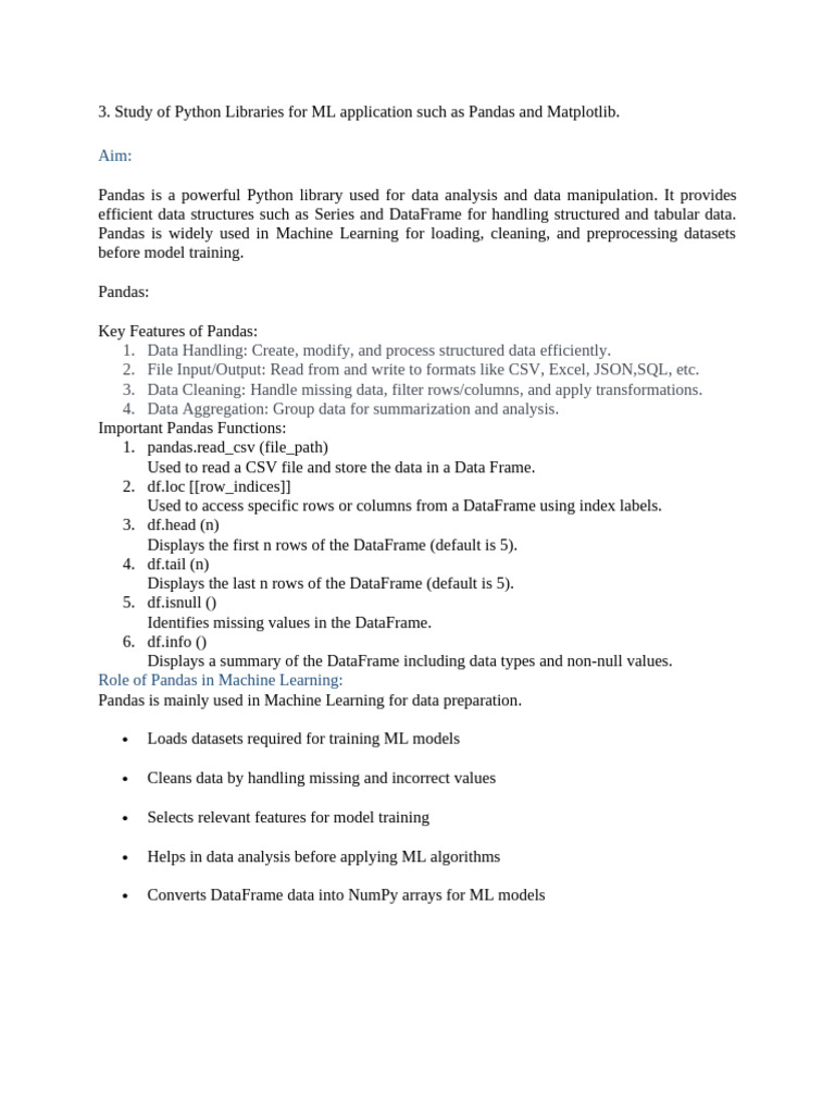 ML Exp 3 | PDF | Data Management | Information Science