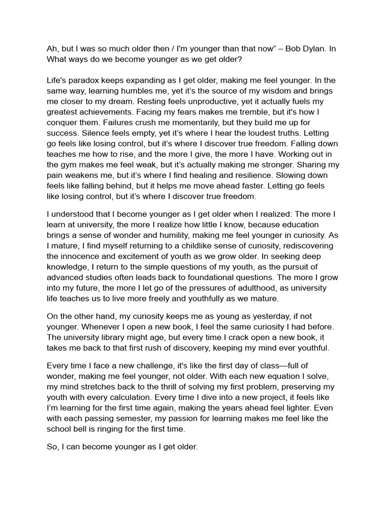 University of Chicago Essay p1 | PDF