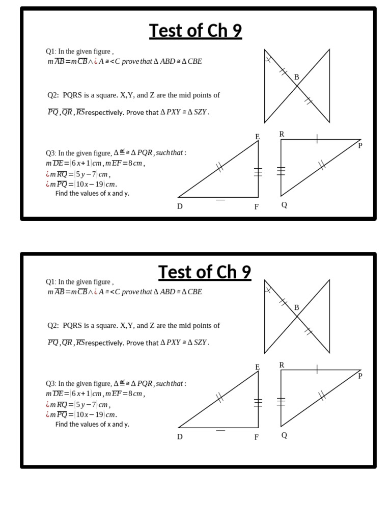 Class 9 Test of CH 9 | PDF
