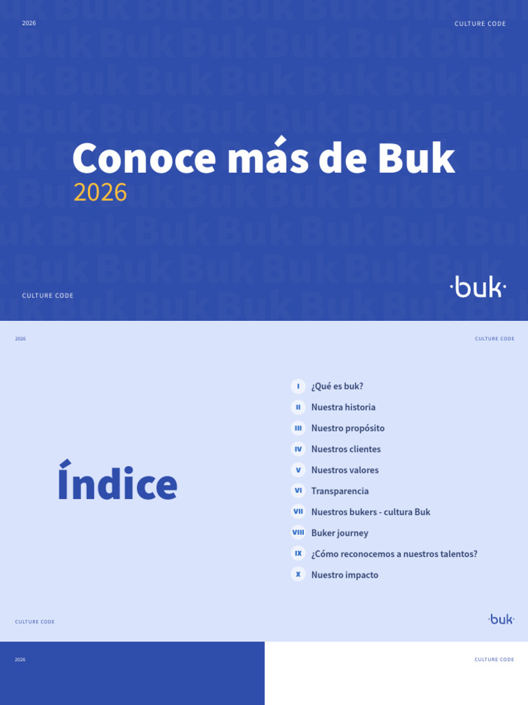 Culture Code Buk 2026 | PDF | Salario | Felicidad