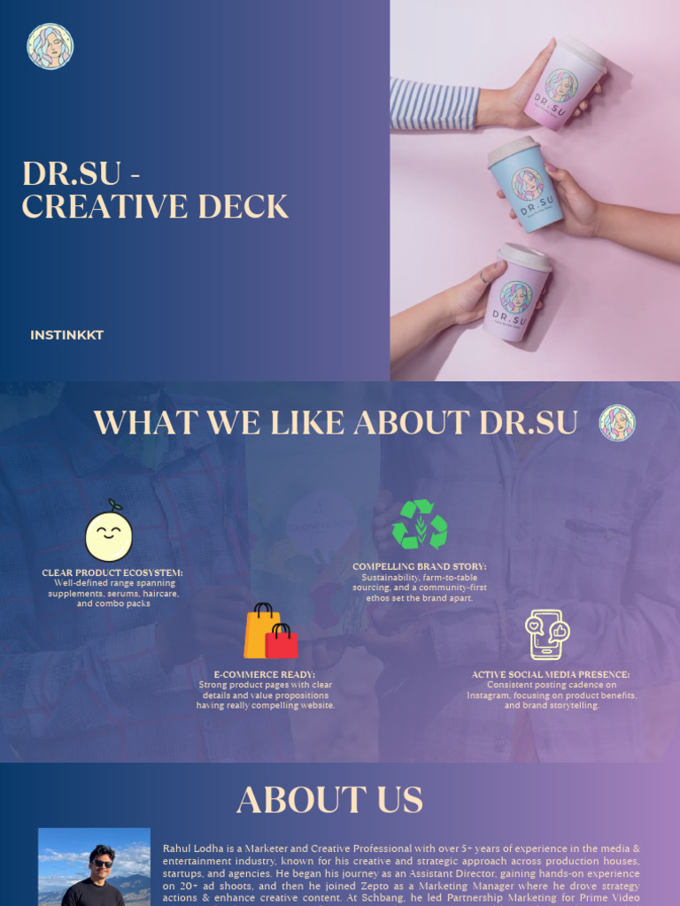 Dr. Su - Creative Deck | PDF | Skin Care | Brand