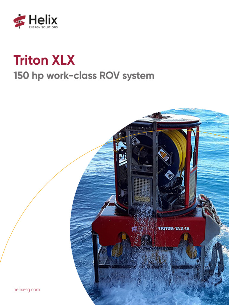 Helix Robotics Triton XLX 150hp ROV LTR 02-04-2020 FINAL | PDF