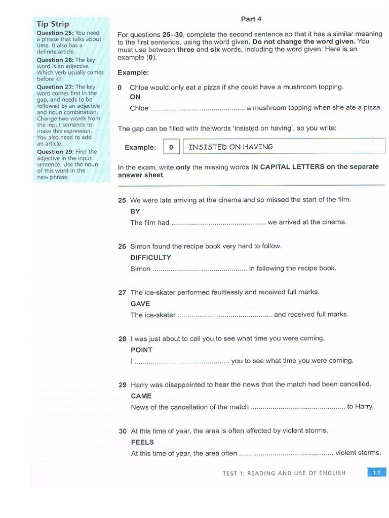 UOE Part 4 - 1 | PDF