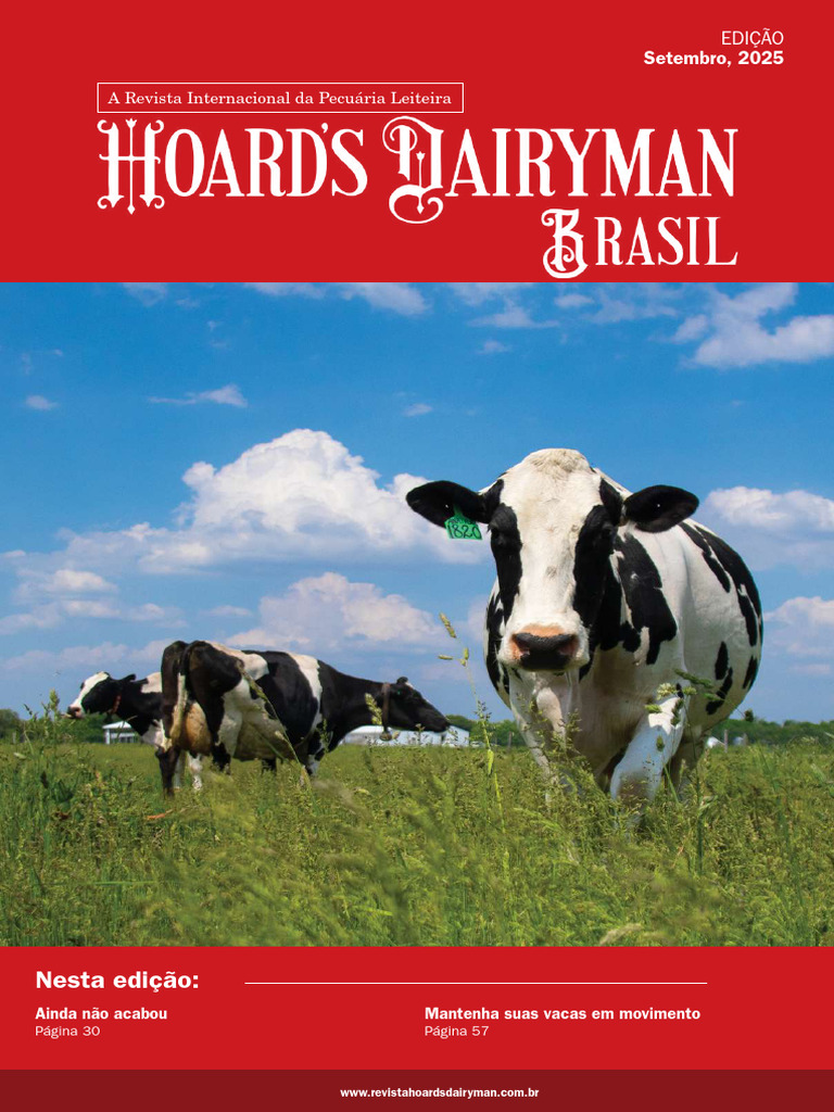 Revista Hoards Dairyman Brasil Edicao SETEMBRO 2025 | PDF | Leite | Gado