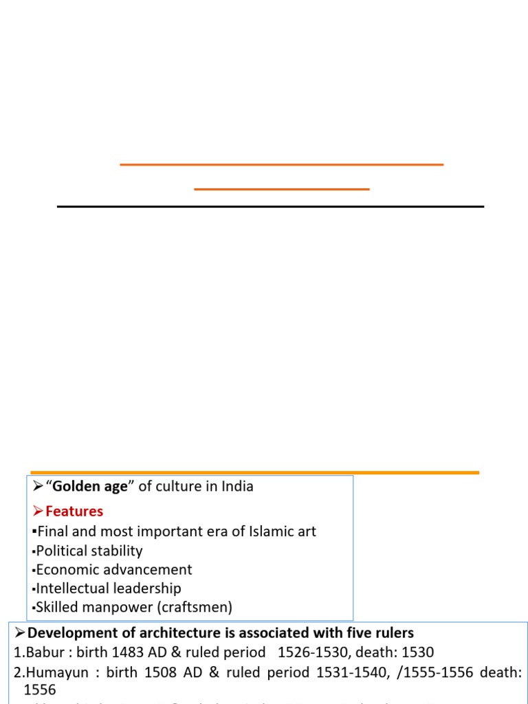 Islamic Architecture 6.3.1 | PDF | Mughal Empire | Architectural Elements