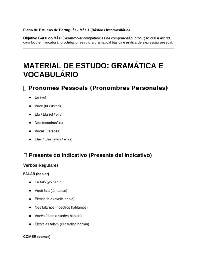 PORTUÑOL | PDF | Espanhol (idioma) | Linguística