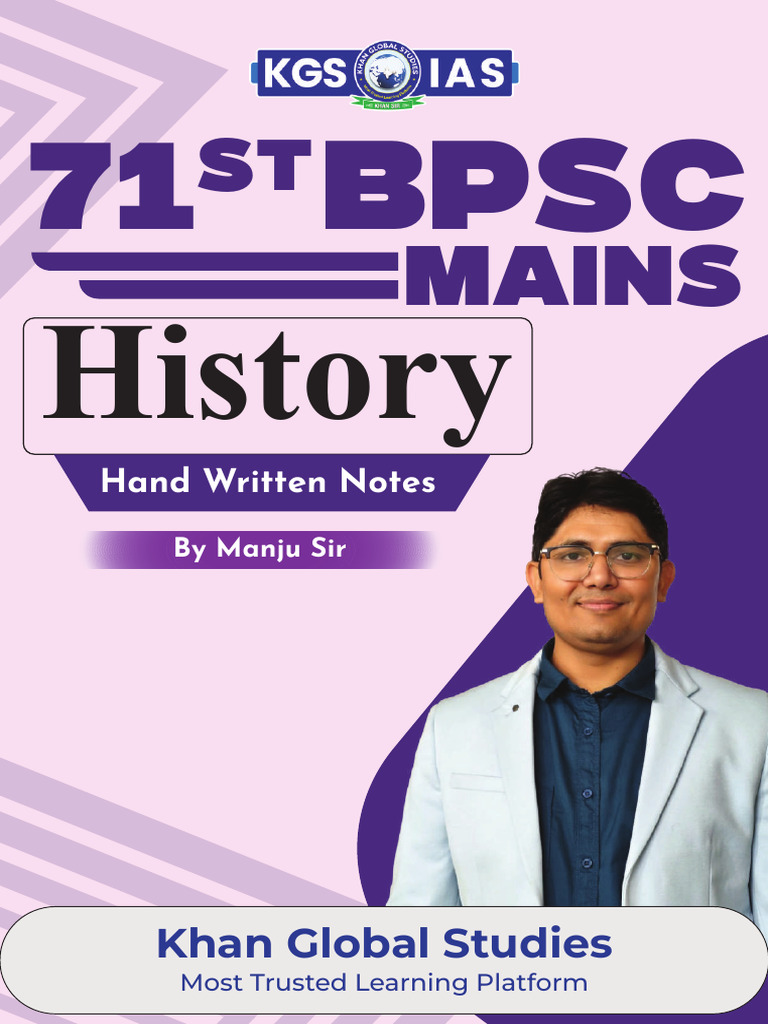 BPSC Mains Handwritten Notes by Manju Sir-403967 | PDF